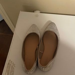 Silver fancy flats